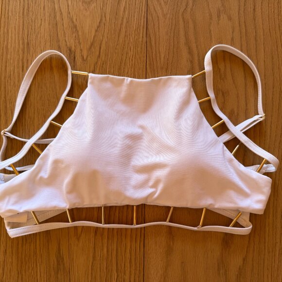 Fabulous Evarae beaded halter bikini, worn once, XS - Picture 2 of 13